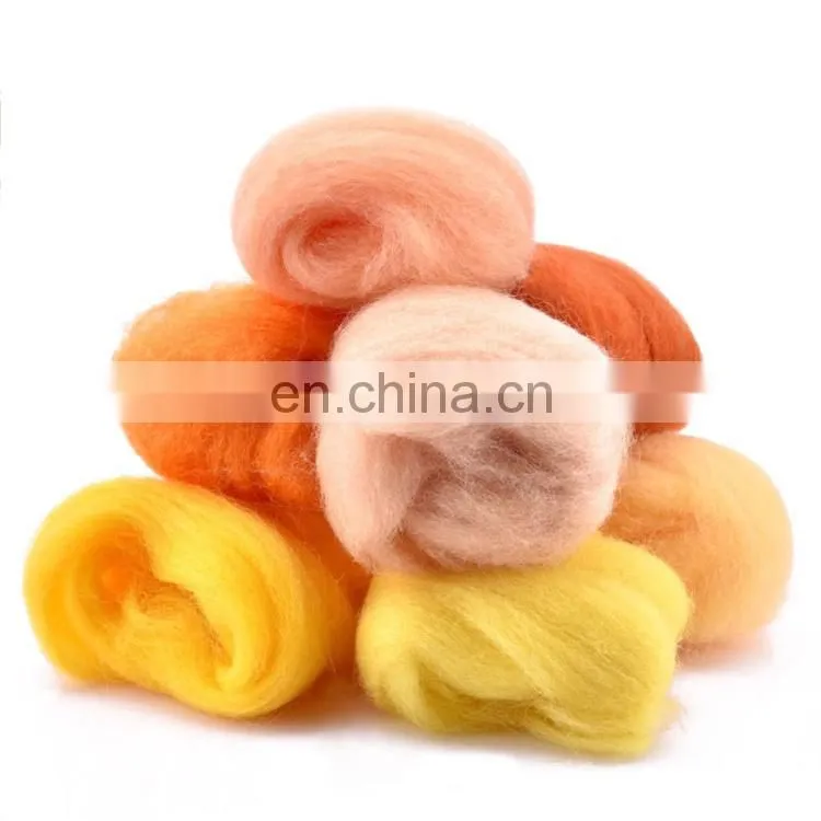 DIY wool roving top needled merino wool Felt