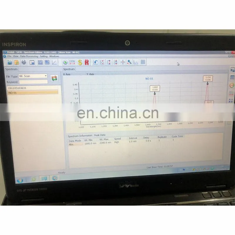 Uv vis nir near infrared spectrometer range 900nm-2500nm