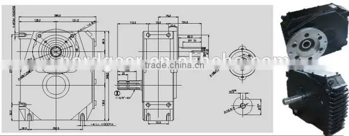 service agriculture equipment planetary engine gearbox