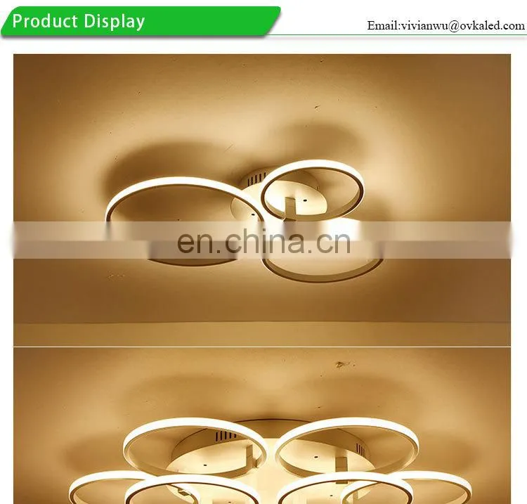 High Quality Warm Romantic Modern Minimalist Home Decor Lighting Round LED Ceiling Lamp Bedroom Light