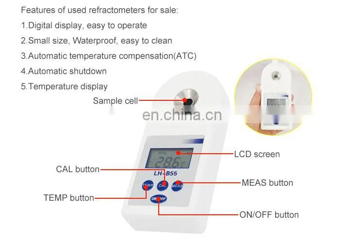 Brix Milk Refractometer Digital Sugar