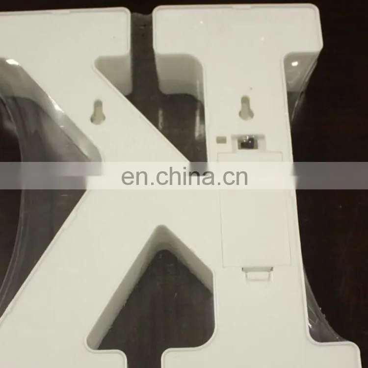 Manufacturer professional custom warm white wedding events party decor led light house numbers