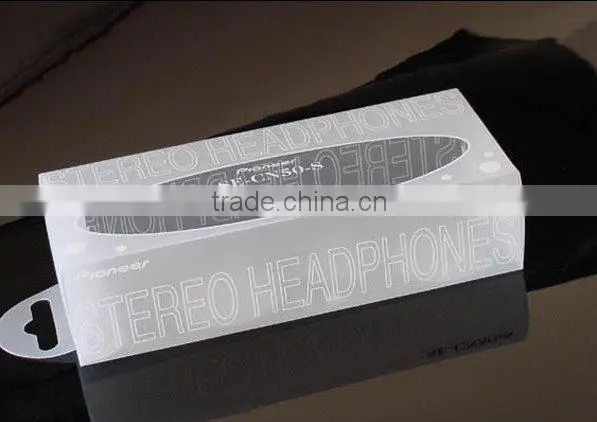 printed frosted storage box, pvc packaging plastic box