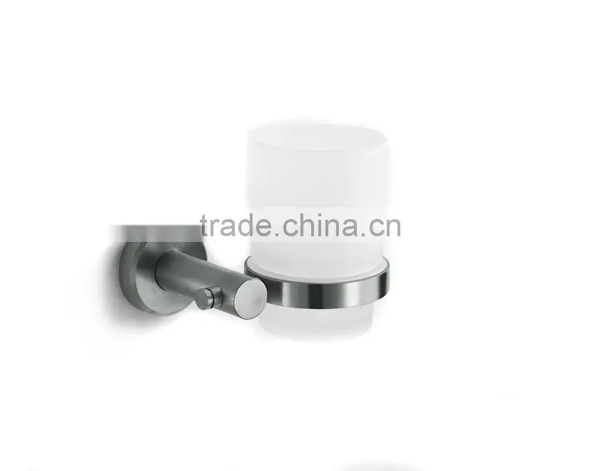 On-demand Mental Single Cup Holder Commercial Single Stainless Steel Bathroom Wall-mounted Durable Cup Holder