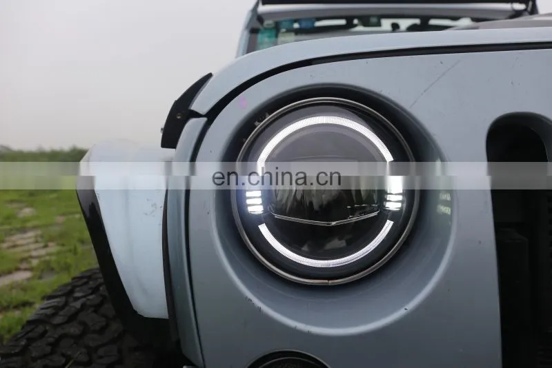 For Wrangler headlight 12V 7 inch 10-50W led work light