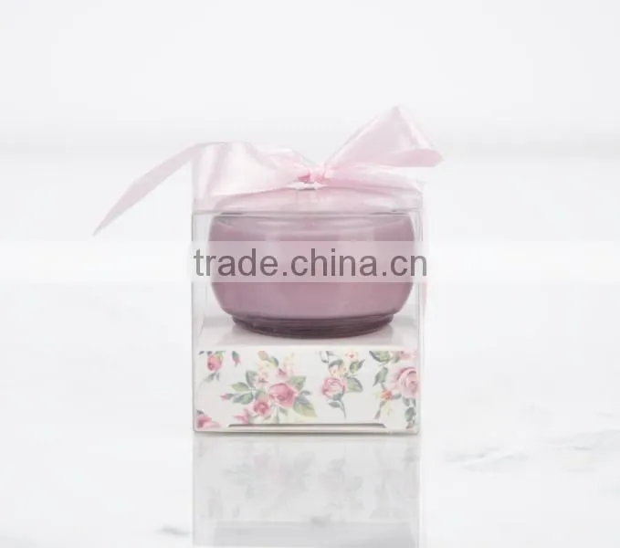 30g Scented Candle in Glass Bottle with PVC Box SA-1986