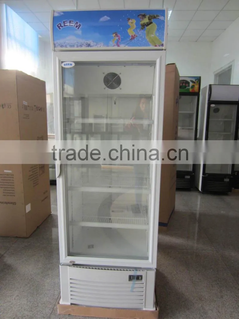 21~1000L upright display refrigerator CE CB SASO
