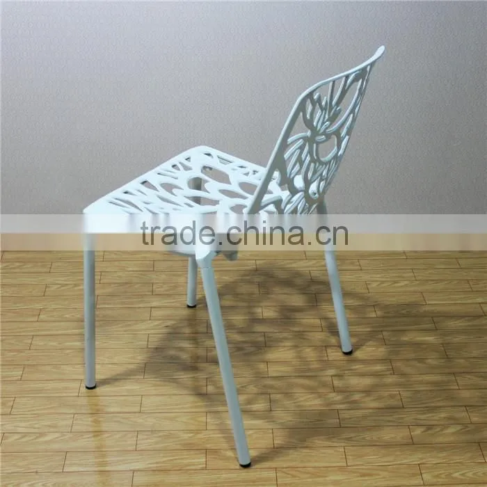 Aluminum outdoor furniture modern hollow forest garden chair