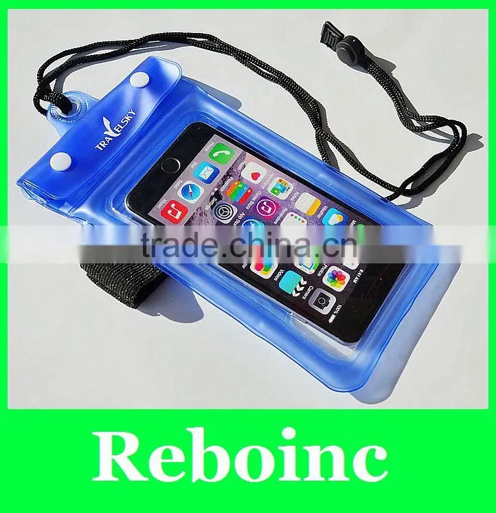 high quality floating waterproof cell phones bag dry bag for boating fishing swimming