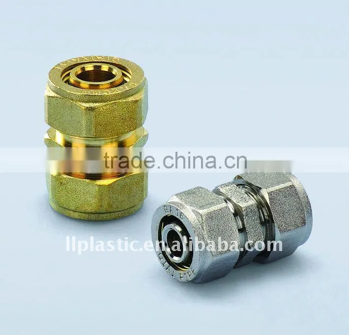 LL-BF-0007 brass equal coupling