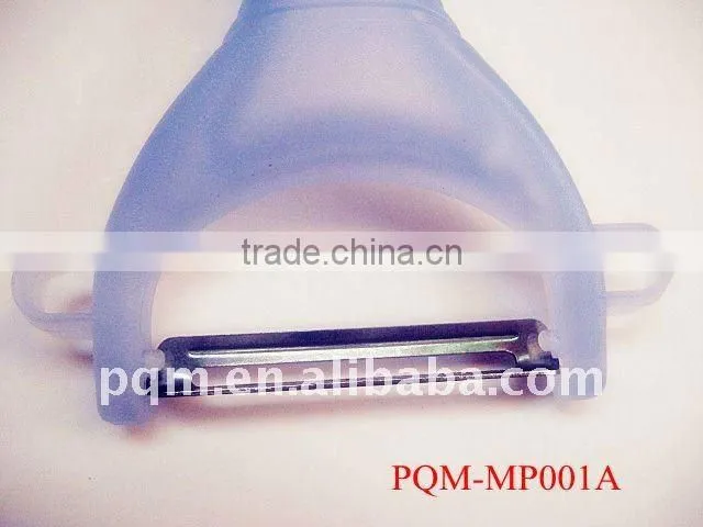 Pratical blue plastic arched orange peeler 001A