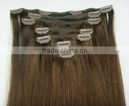 22" 613# clip in curly hair extensions clip on hair extension