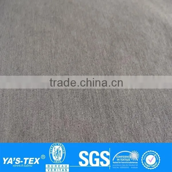 Grey Bamboo Charcoal 57 Polyester 3 Spandex Fabric Warp Elastic Stretch Textile Fabric For Sportswear Jacket Shirt
