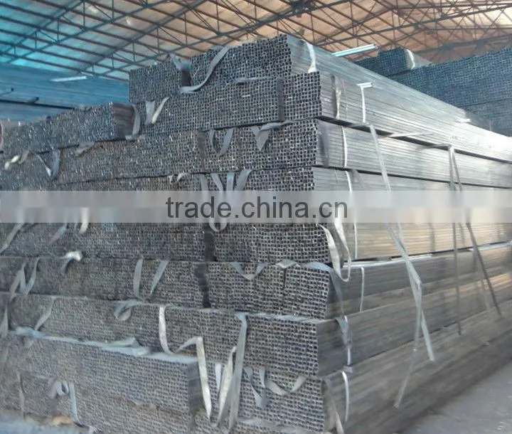 Black square steel pipe price