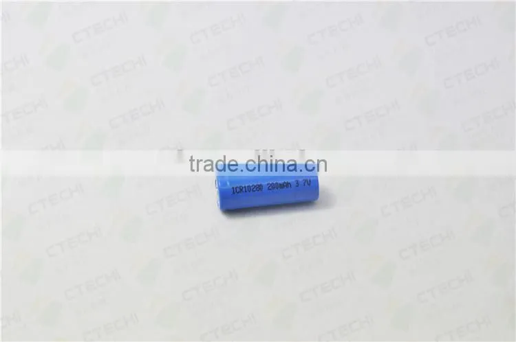 ICR10280 3.7V 200mAh Rechargeable Cylindrical Li-ion Battery