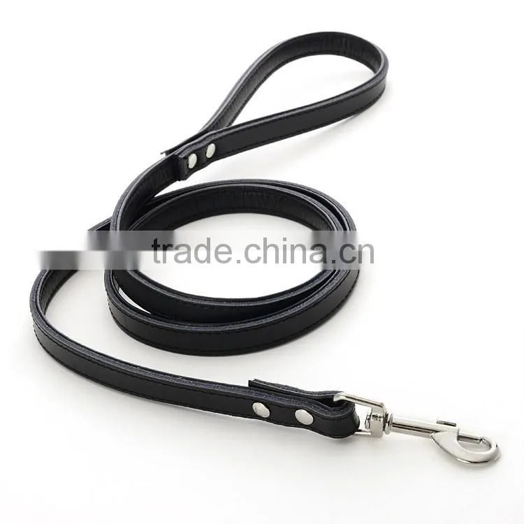 Wholesale gold leather warhead pet collar litchi grain dog collar