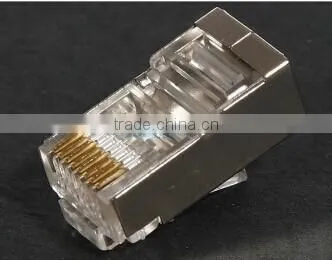 Good performance keystone jack cat6/cat6 connector/shield rj45 plug/