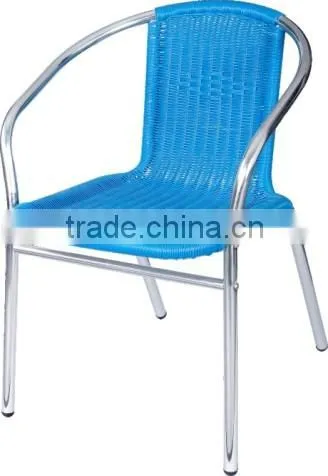 stainless steel wicker chair