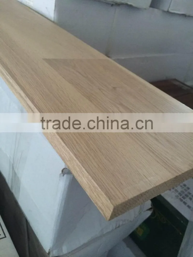 unfinished oak stair covers