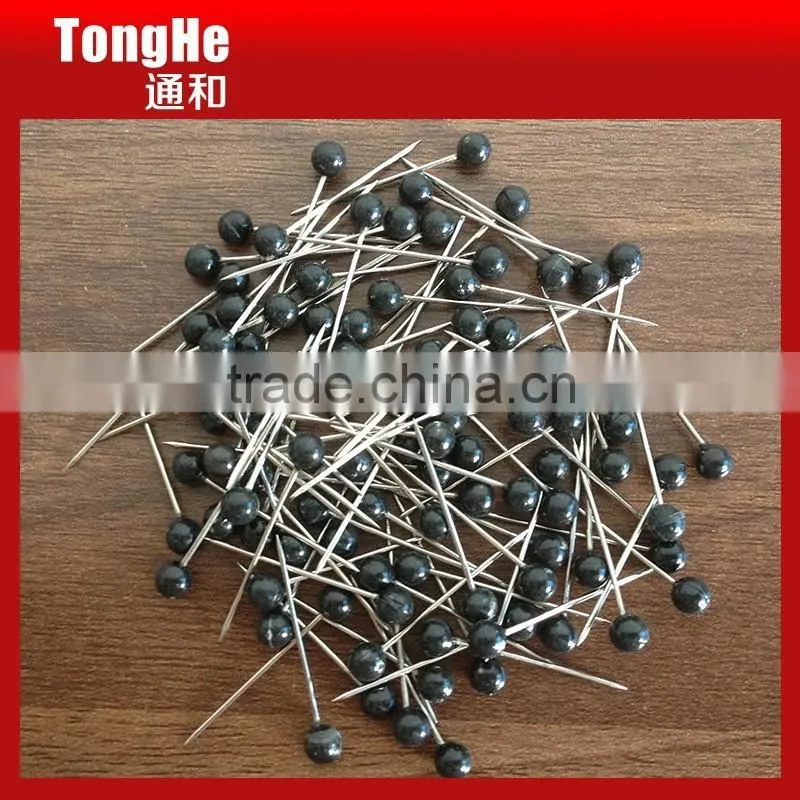 Black Head Map Pins
