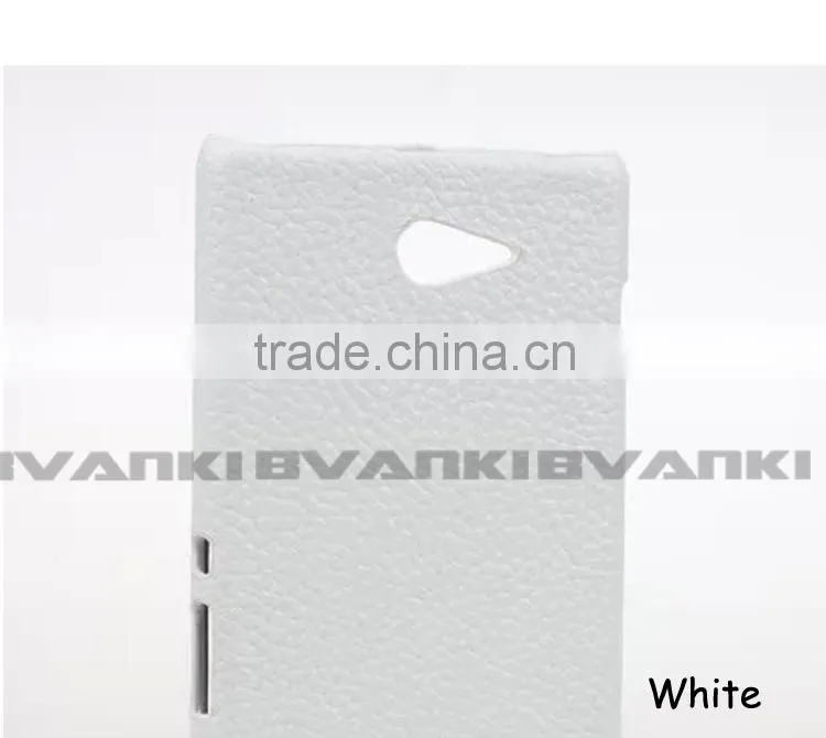 Free Samples 2016 Chocolate Design Phone Cases For Sony Xperia M2 Made In China Leather Handphone Case Cell Phone Case Lead