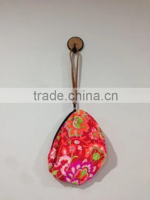 Small neon canvas cosmetic Bag /Purse