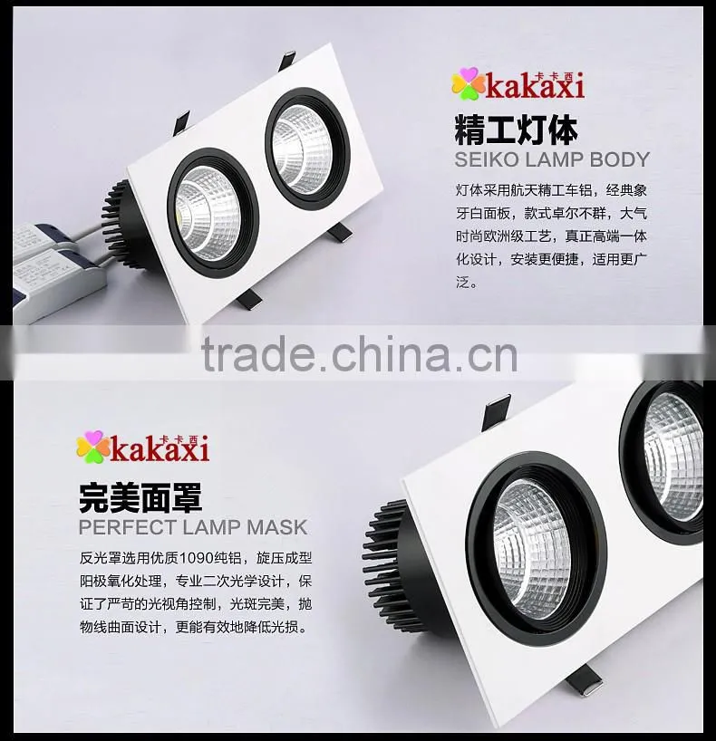 Factory Sales LED Ceiling Light 5W 7w 10W 20W COB LED Grille Lamp LED Spotlight