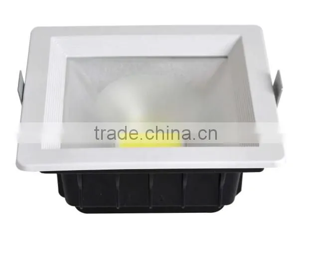 Square Die Sasting LED Downlight COB 10w 20w 30w Round LED Ceiling Lamp LED Spotlights