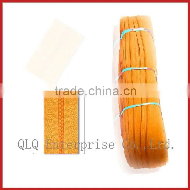 Long Chain Nylon Zipper in Various Colors