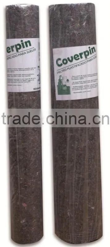 Grey nonwoven fabric paint mat/floor protection paint felt mattress