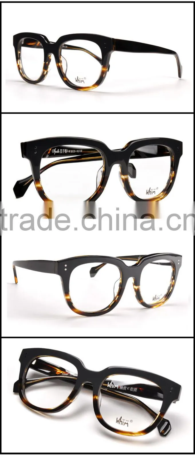 2015 Optical Frames Manufacturer Italy Acetate Frame Unisex in China Factory