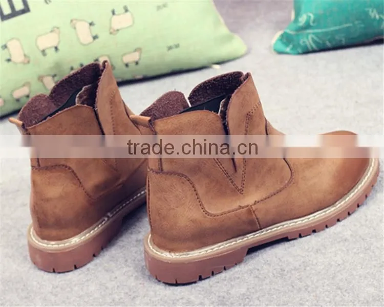 Plastic ankle boots for women rubber cowboy rain boots women made in China XT-DA0764