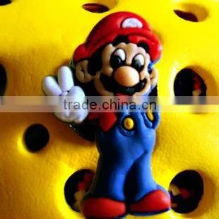 Best-selling pvc shoe charm for 3D&2D gifts
