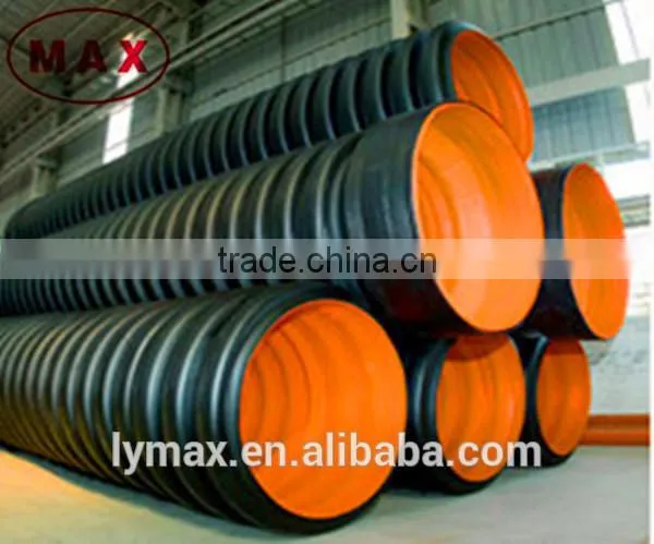 GB/T19472.1-2004 Standard SN4 SN8 HDPE Double Wall Corrugated Pipe Price for Drainage