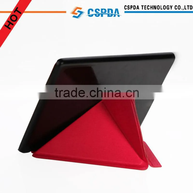 Factory price slim hot press pu leather case for new version Kindle Fire HD 7 2
