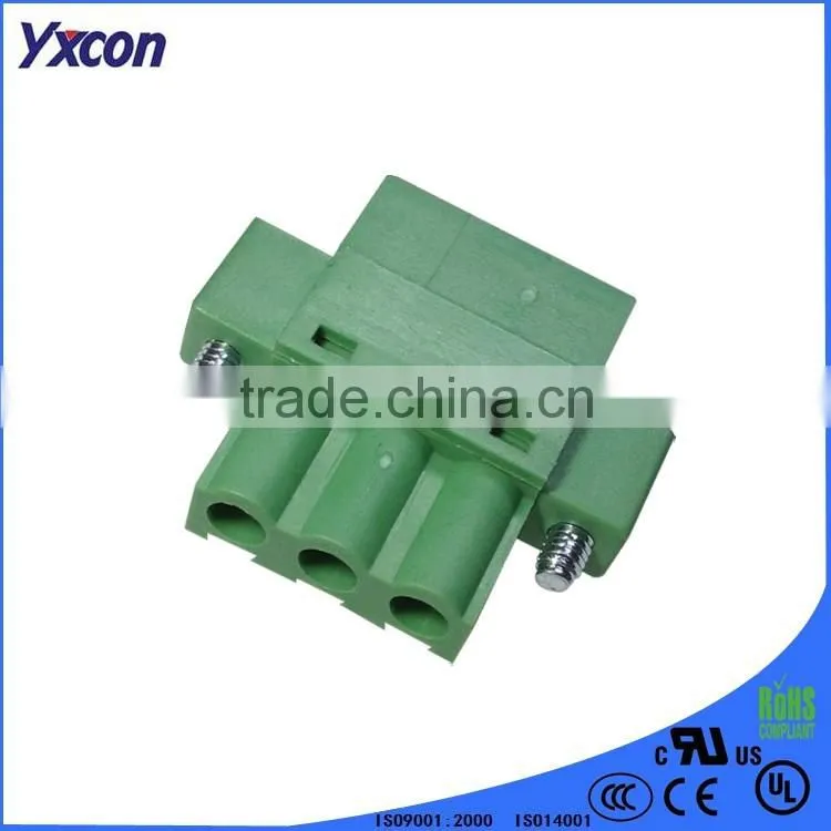 two poles green color wire to board connector Terminal Block