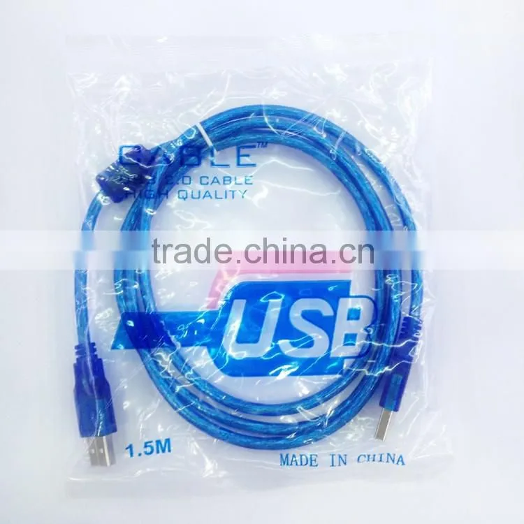 High speed and quality 0.5M/1ft M/M USB data cable 2.0 with charging&data transfer