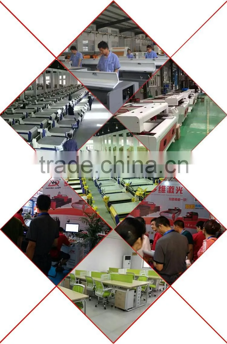 2016 new design 500*300mm CO2 mini laser engraving machine with fast speed low price