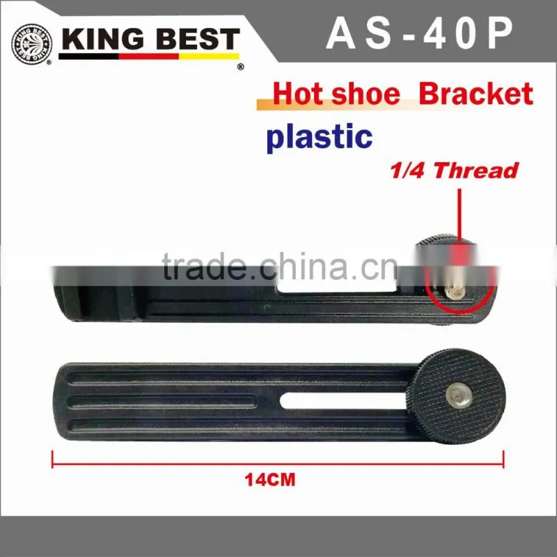 KINGBEST AS-40P plastic hot selling Flash Bracket for DSLR Camera flash bracket VIDEO LIGHT BRACKET
