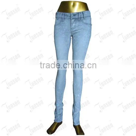 Lady's denim jeans JS-10913#