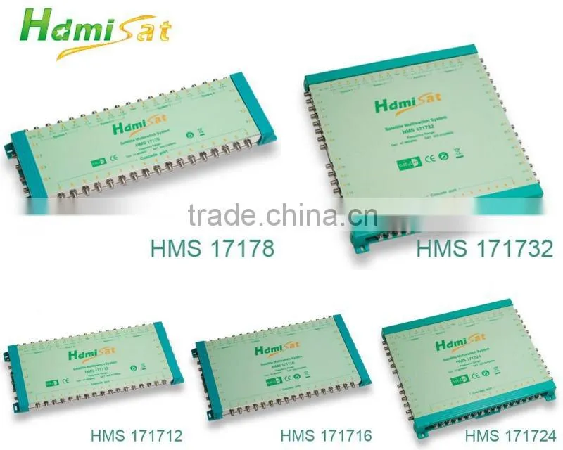 DiSEqC 2.0 Satellite Multiswitch 17 in