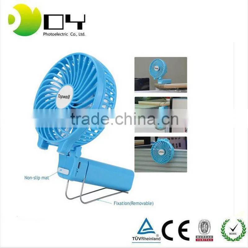 rechargeable Fans Handheld Mini Fan Battery Operated Electric Personal Fans with Foldable Fans Hand Bar Desktop Fan Hand Fans