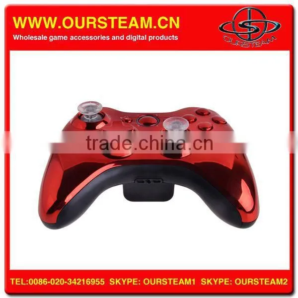 Custom Red Controller with LED For XBOX 360 Wireless