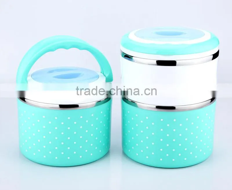 smashbox 2 layers thermos lunch box with soup contain and cover