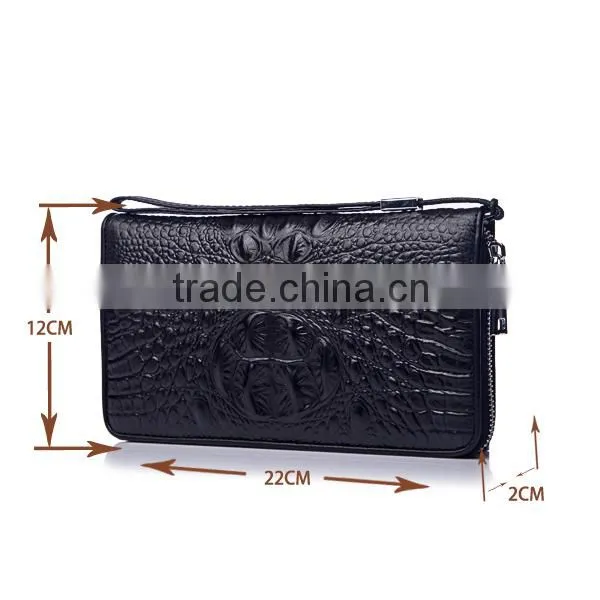 Top layer fashion genuine cow-hide classic long new wallet