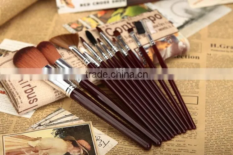 EALIKE brown makeup brush,makeup brush set for cheap