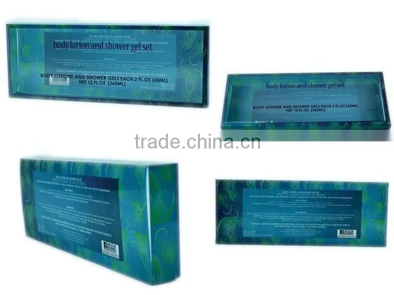 2013 New Shower Gel Clear Packaging Box