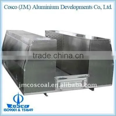 aluminium tray body/truck bed/ute/truck ute with anodizing and brushing