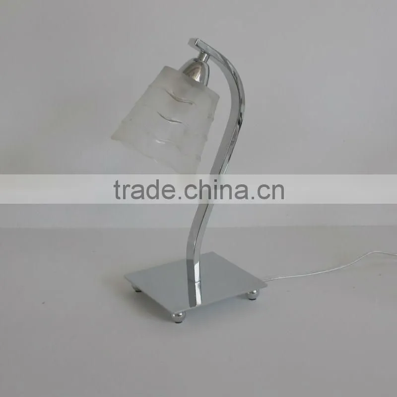 2013 simple fashion galss table lamp for house / reading lamp
