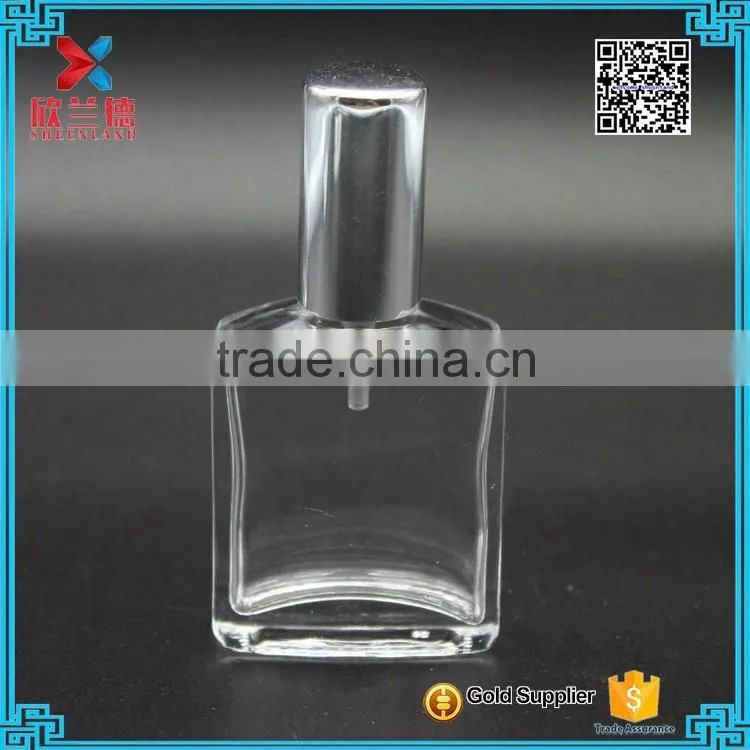 mini sample perfume glass bottle 15ml square shape
